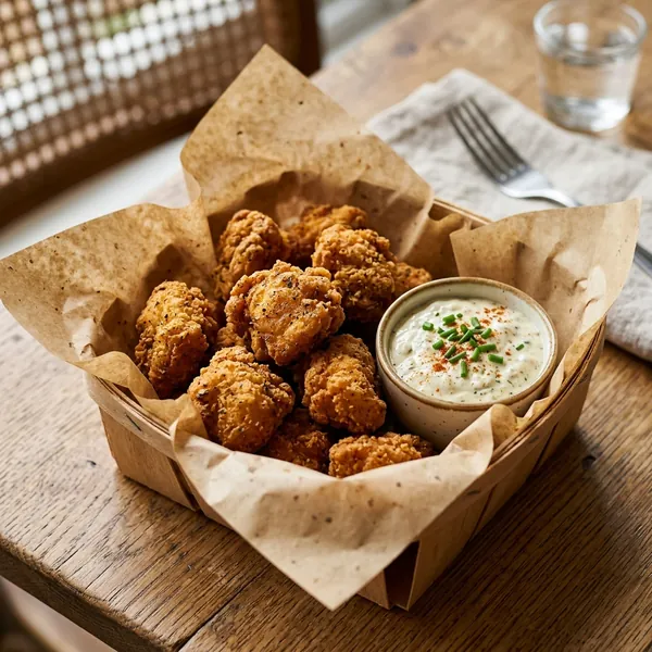 Crispy chicken bites
