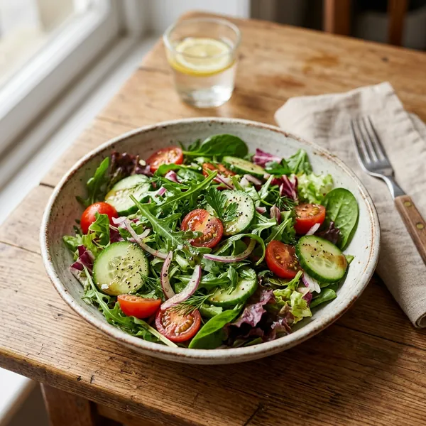 Mixed leaf salad