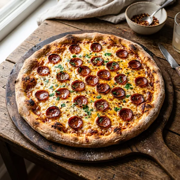 Pepperoni pizza