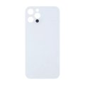 Glass Back For iPhone 13 Pro Plain in Silver