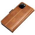 Flip Case Luxury PU Leather MagneticCard Holder For iPhone 11 Pro Tan