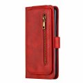 Flip Case For iPhone 13 Pro Max Wallet with Zip and Card Holder Red