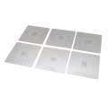 Reballing Stencil For eMMC Chip 6pc Set