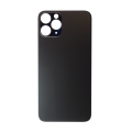 Glass Back For iPhone 11 Pro Plain in Black