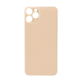 Glass Back For iPhone 11 Pro Max Plain in Gold