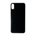 Glass Back For iPhone X Plain in Black