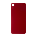 Glass Back For iPhone XR Plain in Red