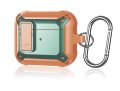 Case For Apple Airpod 3 Rugged 360 Protection in Orange Green