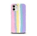 Case For iPhone 13 Pro Rainbow Brighton Rock Liquid Silicone