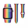 Sport Strap For Apple Watch 42mm 44mm Gay Pride Rainbow Series 5 4 3 2