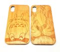 Cases For iPhone XS MAX Silicone With a Wooden Design Pack of 6