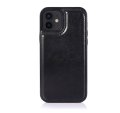 Case For iPhone 14 Plus 15 Plus in Black Flip Leather Multi Card Holder