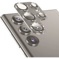 Glass Camera Lens Protector For Samsung S24 Ultra Full Cover Silver