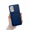 Case For Samsung A22 5G With Card Holder in Navy