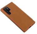 Case For Samsung S23 Plus G Case PU Leather Flip in Khaki