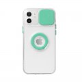 Case For iPhone 12 in Green Camera Lens Protection Cover Soft TPU