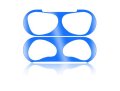 Seal Protection For Airpod 3 Metal Dust Proof Guard Sticker in Blue