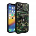 Case For iPhone 13 Mini in Green Hybrid Armoured Cover Shockproof