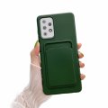 Case For Samsung A72 5G With Card Holder in Green