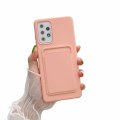 Case For Samsung A32 5G With Card Holder in Pink