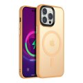 Case For iPhone 14 Pro 15 Pro Brass Smart Charging Silicone Case