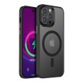 Case For iPhone 15 Pro Max Black Ash Deep Space Smart Charging Silicone Cover