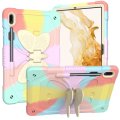 Case For iPad 10th Gen 10.9 Butterfly MultiColour Pink Rainbow with Strap