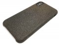 Case For iPhone X Flannel Design Dark Tweed