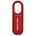 Smart Fingerprint Padlock Biometric Red for Luggage Suitcase Locker Waterproof Portable Keyless Lock Anti-Theft Lock