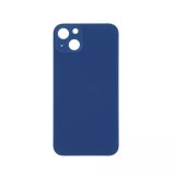 Glass Back For iPhone 13 Plain In Blue