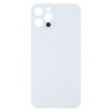 Glass Back For iPhone 13 Pro Max Plain in Silver