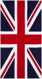 Union Jack Beach Towel 100% Cotton British Flag Printed Design