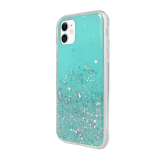 Case For iPhone 11 Switcheasy Blue Starfield Quicksand Style