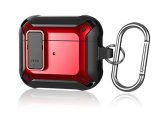 Case For Apple Airpod 3 Rugged 360 Protection in Black Red