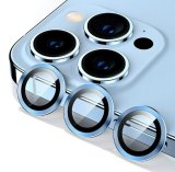 Camera Protectors For iPhone 13 Pro 13 Pro Max A Set of 3 Blue Glass