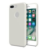 Case For iPhone 7 Plus Smooth Liquid Silicone in Stone