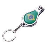 Keychain Bottle Opener Nail Clipper Keyring Brazil