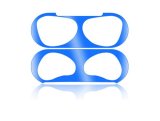 Case For Apple Airpod 3 Metal Dust Proof Guard Seal Protection Sticker in Blue