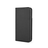 Case For iPhone 12 Mini 5.4 Black Luxury PU Leather Wallet Flip Card Phone Cover