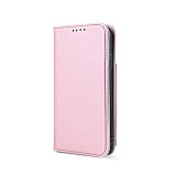 Case For iPhone 12 Mini 5.4 Pink Luxury PU Leather Wallet Flip Card Phone Cover