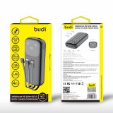 Budi 20000mAh PD 20W+QC3.0 Quick Charge Power Bank