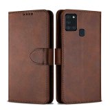 Case For Samsung S21 Plus S30 Plus PU Leather Flip Wallet Brown