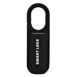 Smart Fingerprint Padlock Biometric Black for Luggage Suitcase Locker Waterproof Portable Keyless Lock Anti-Theft Lock