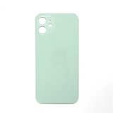 Glass Back For iPhone 12 Plain In Green