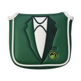 Green Jacket Golf Half Mallet Putter Club Cover Headcover