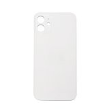 Glass Back For iPhone 12 Plain In White