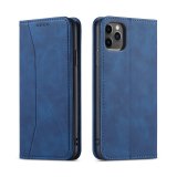 Flip Case For iPhone 15 Pro Max Leather Multi Card Holder Stand in Blue