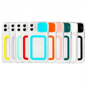 Case For iPhone 13 in Blue Camera Lens Protection