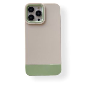 Case For iPhone 13 Pro Max 3 in 1 Designer phone in White Green