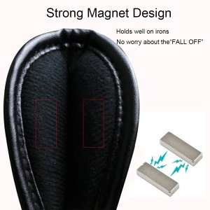 Golf Iron Head Covers With Magnetic Closure Gradient Black 10 Pcs